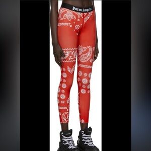 Palm Angels Bandana Print Sport Legging Ankle length. S